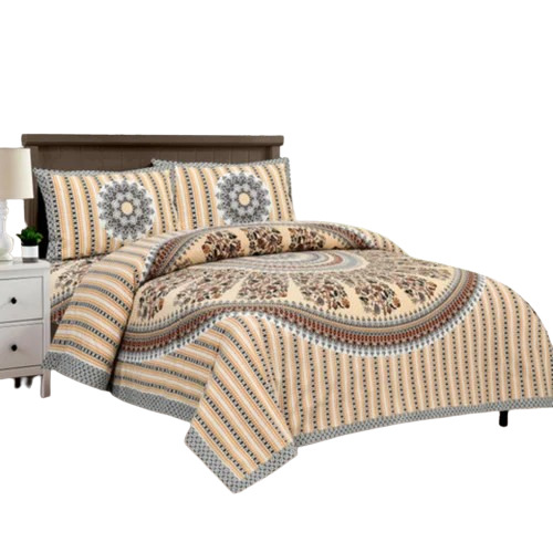 Printed Queen Size Cotton Bedsheet