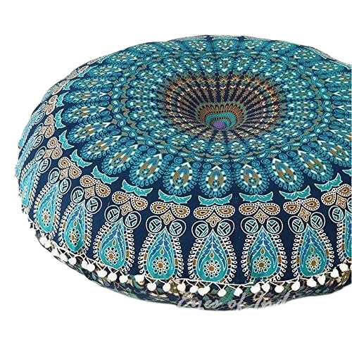 Round Floor Cushion Covers