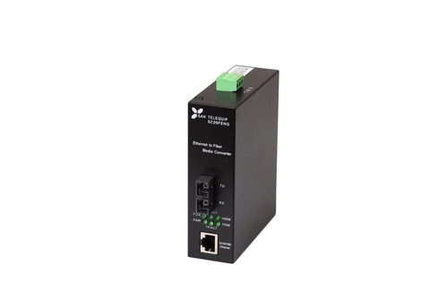 SC09FENGI 10/100/1000 Ethernet to 1000 FX Fiber to Ethernet Media Converter