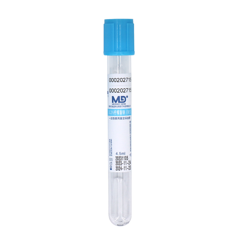3.2% Sodium Citrate Vacuum Blood Collection Container Blue Cap Pt Tube - Shelf Life: 12 Months