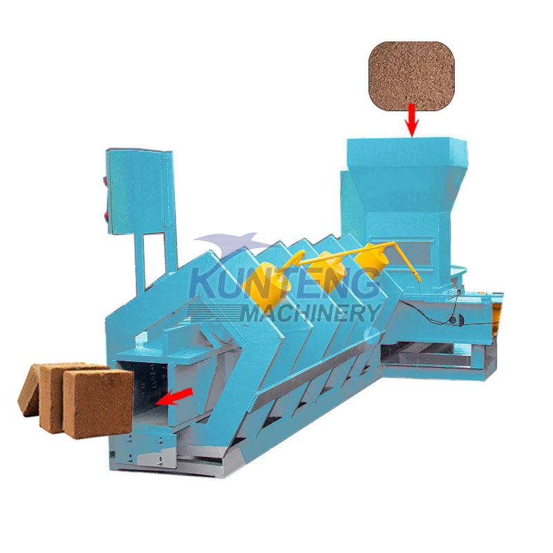 Coconut Coir Block Manufacturing Machine - Color: Customized