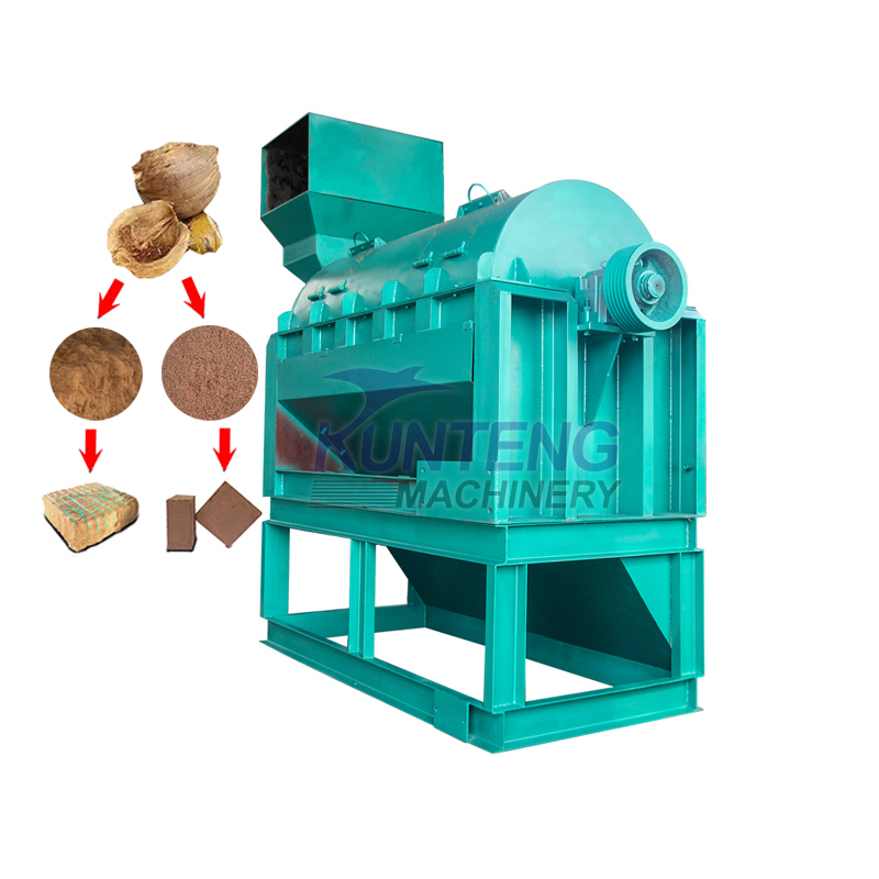 Coconut Shell Fiber Extraction Machine,Coconut Shell Fiber Making Machine - Color: Customized