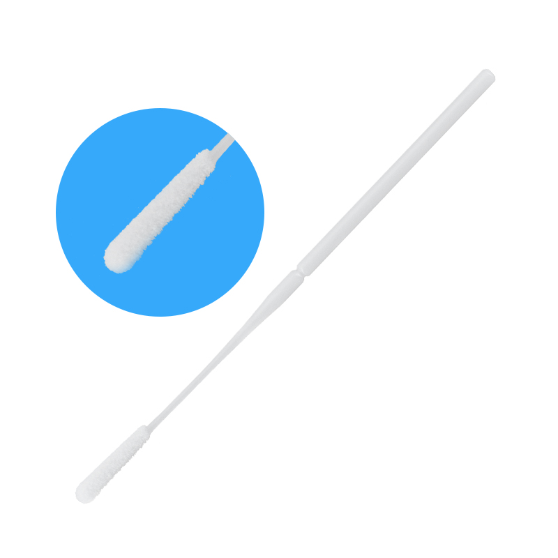 Medical Sterile Nylon Flocked Nasal Swab For Rapid Diagnostic Testing - Color: White