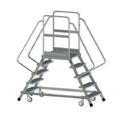 A Type Aluminium Single and Double-Sided Access Mobile Platform Ladders