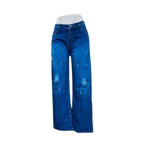 Cobalt Blue Ladies Denim Jeans