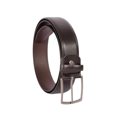 Men Black Pu Leather Belt