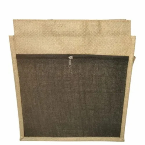 5kg Black Plain Jute Bag