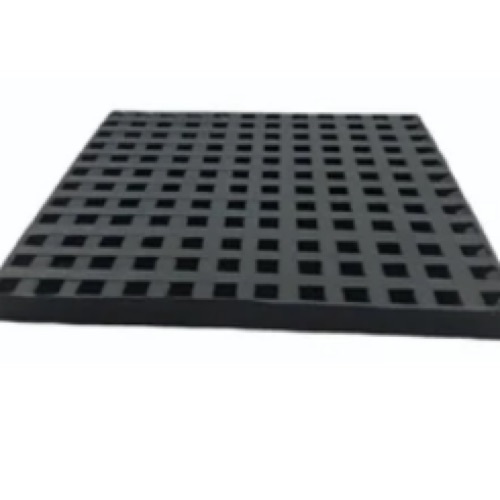 Checkered Black Electrical Rubber Mat