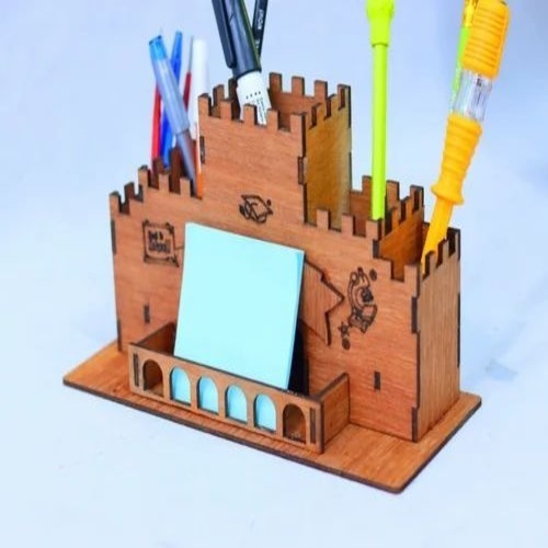 Fancy Wooden Pen Stand