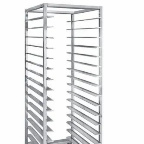 Stainless Steel & Aluminium Tray Trolly
