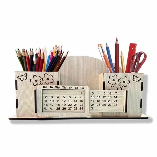 Wooden Pen Stand