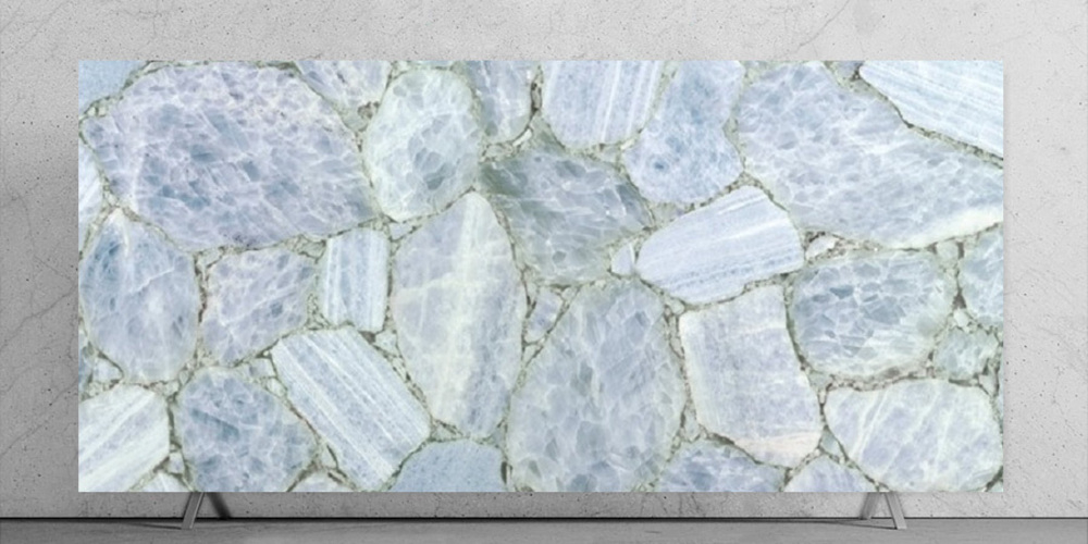 Blue Calcite Stone Slabs