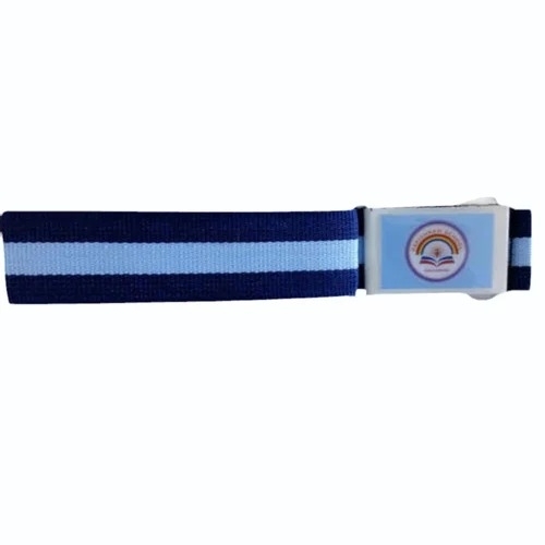 Blue Polyester School Uniform Belt