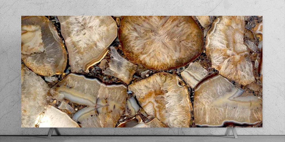 Brown Agate Slab Stones