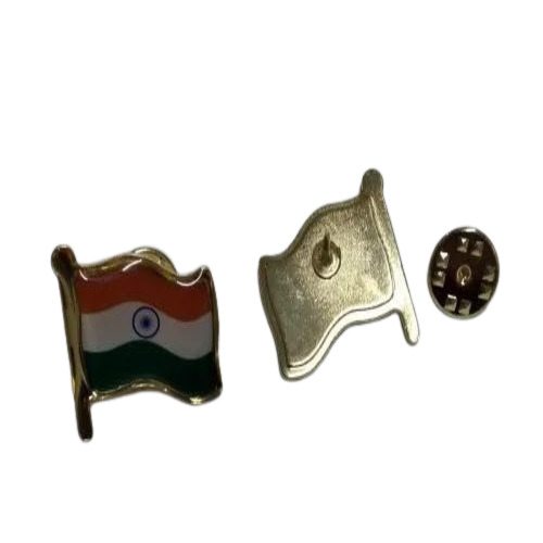 Flag Metal Badge