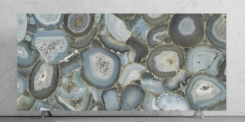 Grey Agate Slab Stones