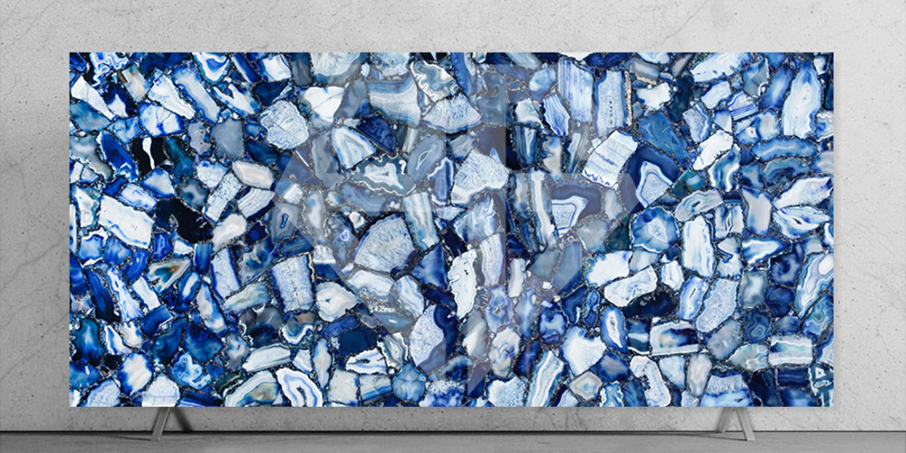 Indian Blue Agate Stone Slabs