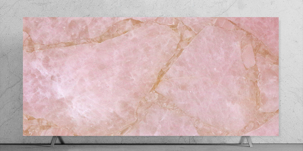 Rose Quartz Slab Stones