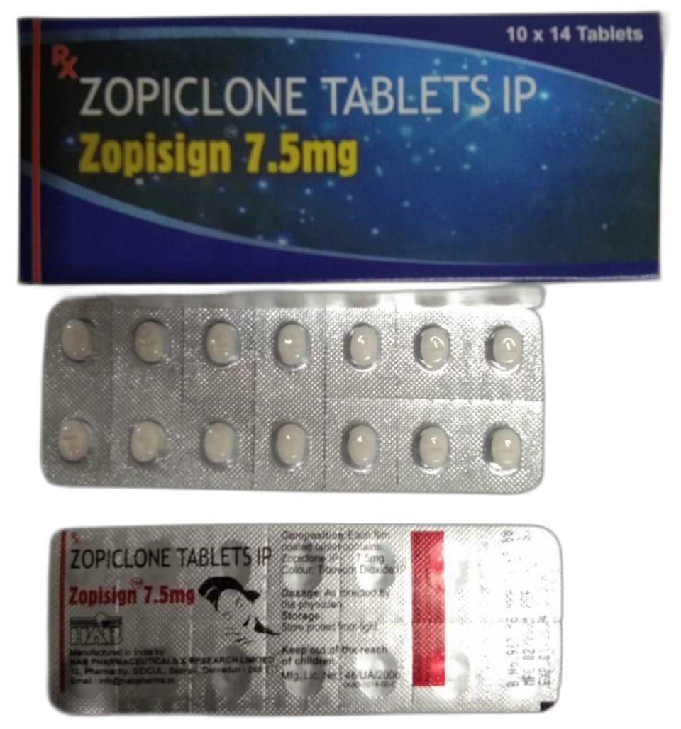 Zopisign 7.5Mg Tablets - Drug Type: Generic Drugs