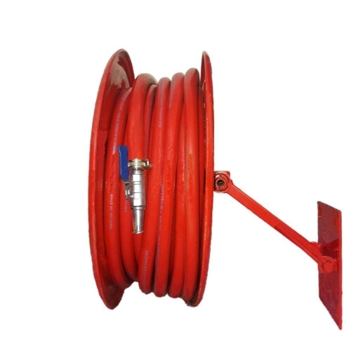 35 M Red Fire Hose Reel