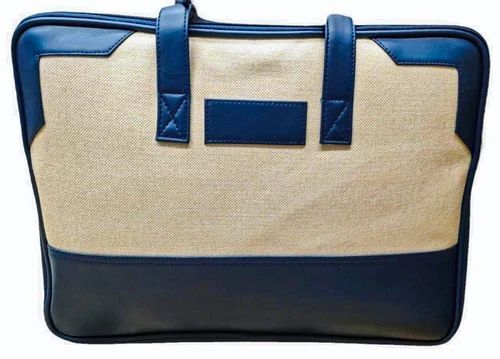 Jute Conference Laptop Bag - Color: Multi Color