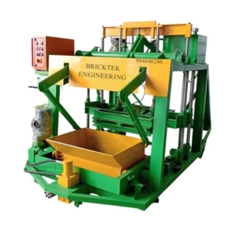 Semi Automatic Concrete Block Making Machine