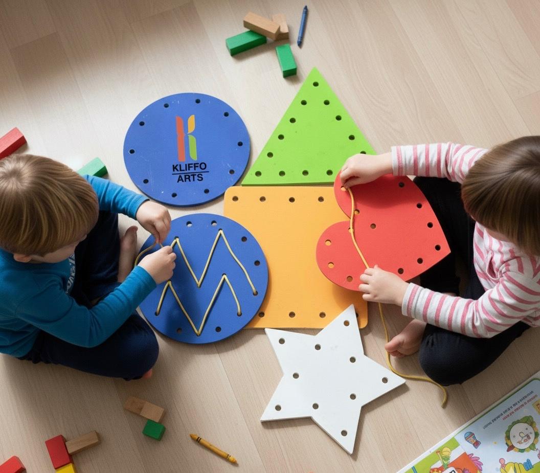 Wooden Lacing Toy - Age Group: 3+