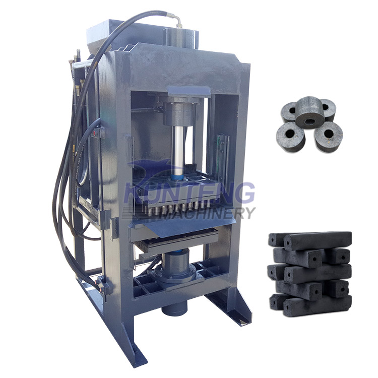 Charcoal Briquetting Machine Coke Powder Forming Machine - Briquette Size: Customized