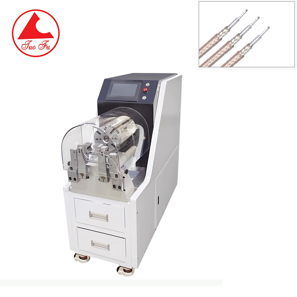 Coaxial Cable Stripping Machine - Color: Gray