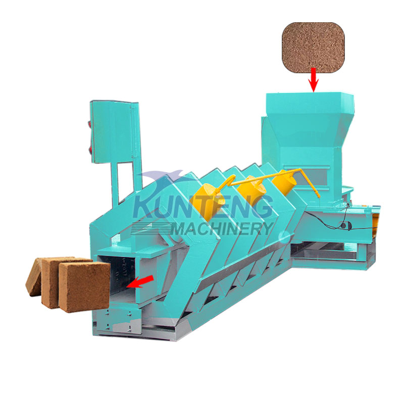 Coconut Coir Pressing Machine Coconut Coir Block Manufacturing Machine - Color: Customized
