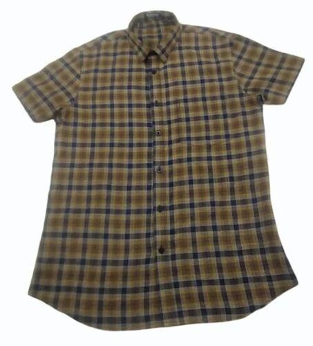 Men Half Sleeves Check Shirts