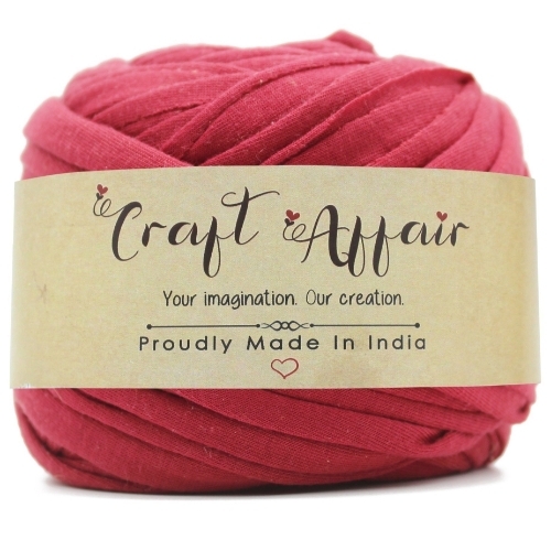 Red cotton yarn