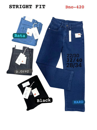 Straight Fit Ladies Jeans