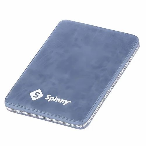 Blue Leatherette Undated Daily Planner