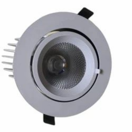 Led 20 Watt Zoom Light - Metal Round, Pure White, 90-265V, 20W LED Lighting
