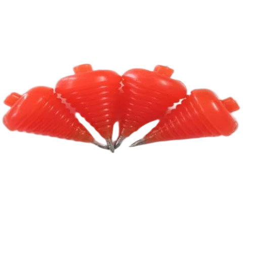 Orange Plastic Spinning Toy