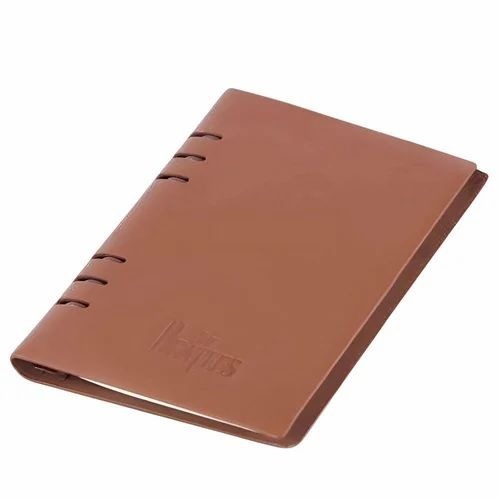 Sepia Brown Leatherette Undated Daily Planner