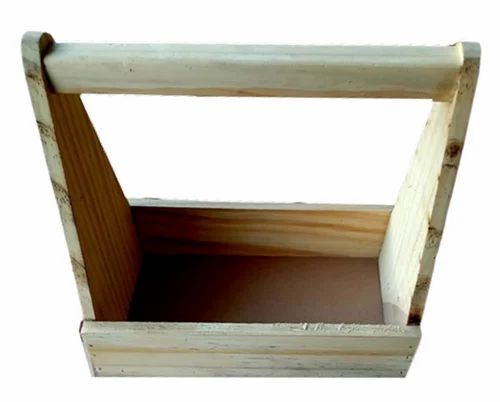 2 Jar Pinewood Basket