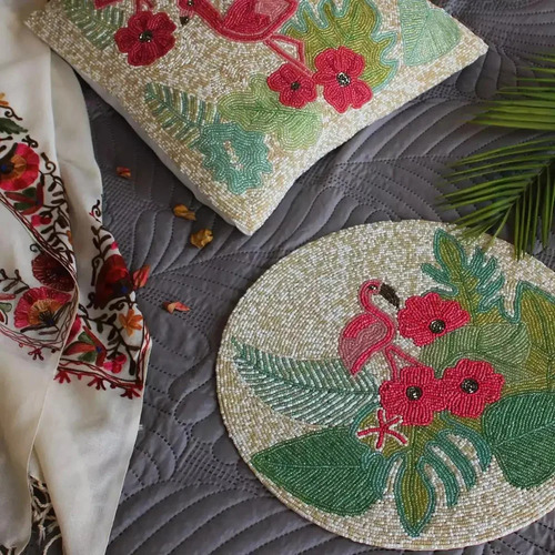 beaded pillow covers