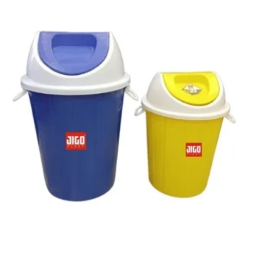 Jigo Round Swing Dustbin 30l