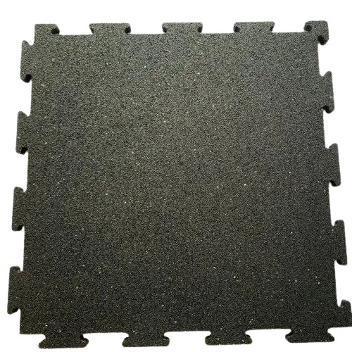Plain Interlocking Rubber Tiles