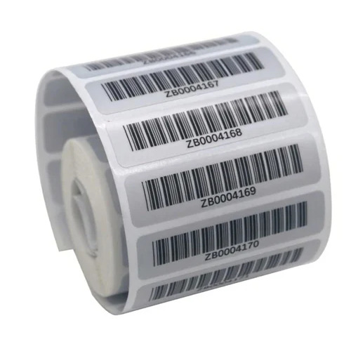 Plastic Printed Barcode Label