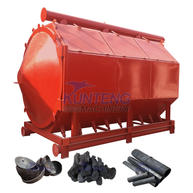 Sawmill Carbonization Equipment Large Capacity Bamboo Carbonization Furnace - Application: Making Wood Charcoal