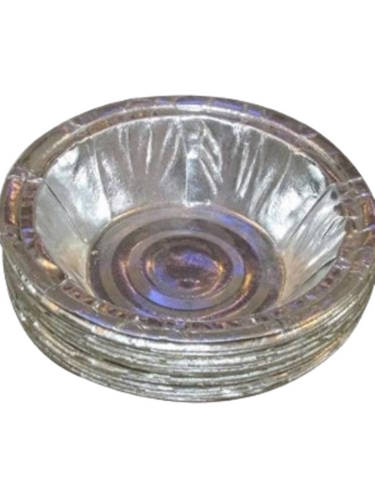 Silver Coated Paper Bowl