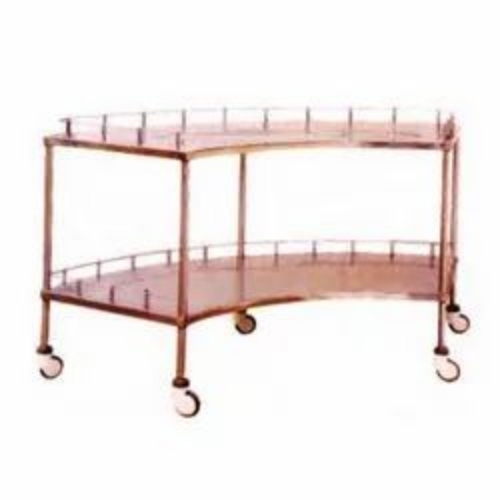 Steel Curved Instrument Trolley