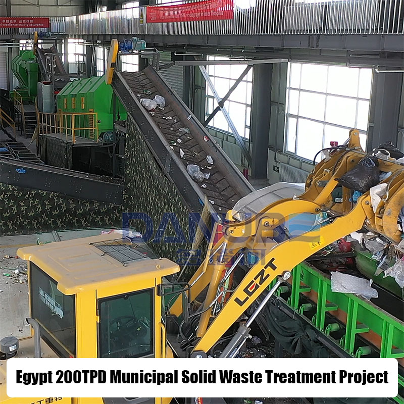 Urban Solid Waste Shredding And Dust Removal Production Line - Bag Size: Large