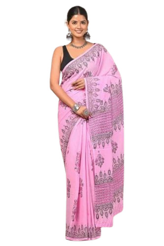 Bagru Print Cotton Saree