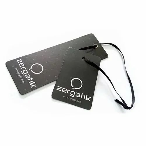 Black Paper Hang Tag