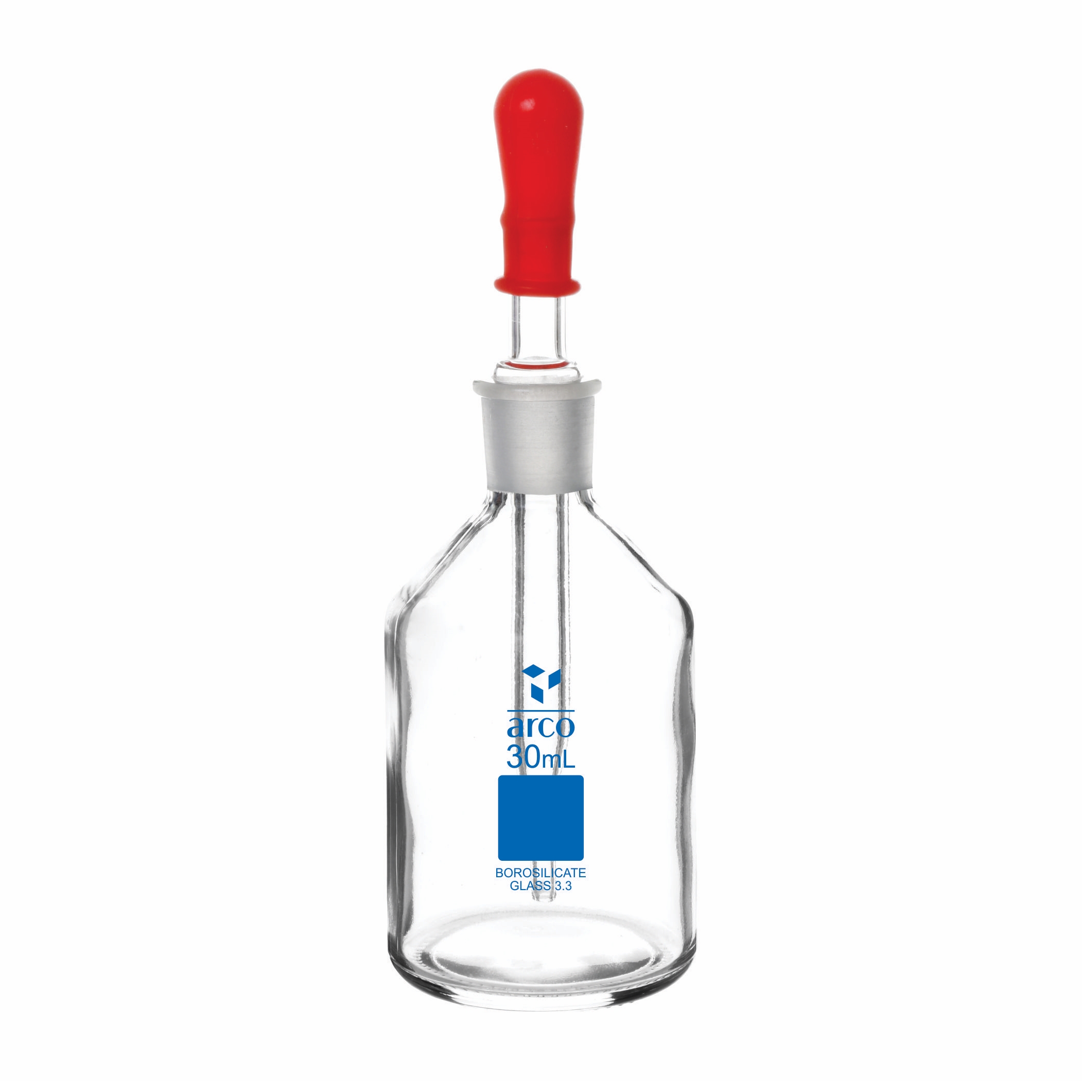 Bottles Dropping With Ground-In Pipette And Rubber Teat 30Ml - Color: Transparent