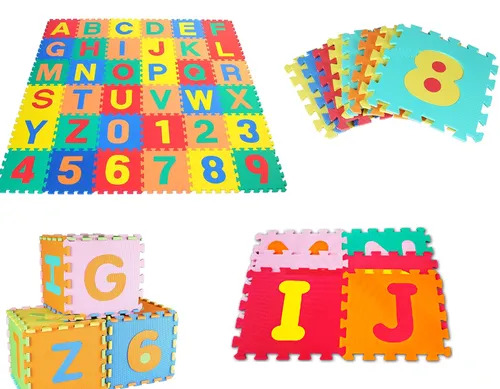 English Educational Puzzle Mat